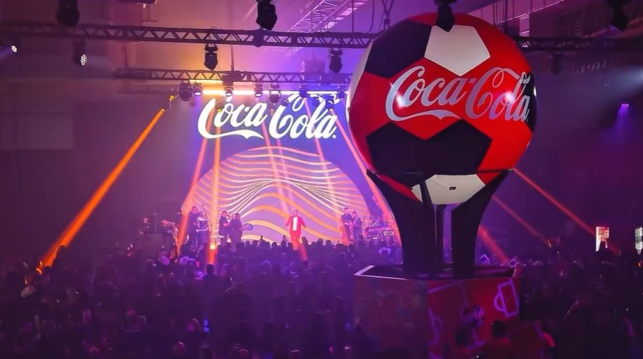 Ativação FEMSA Coca-Cola com cobertura de palco DOMO EVENTOS